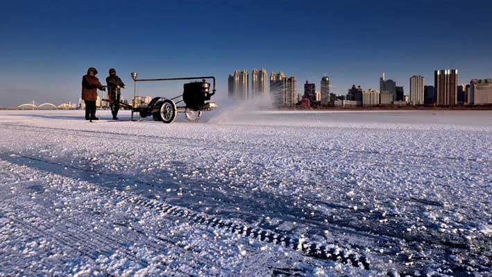 鋸冰車采(cǎi)冰工具